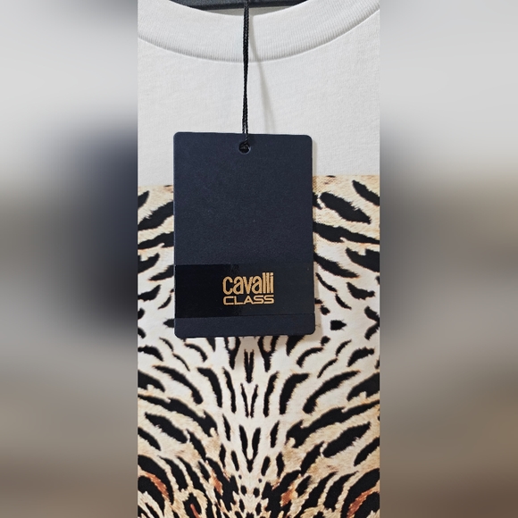 🔥 Roberto Cavalli Class Leopard Print Logo T-Shirt Multiple Sizes - Picture 10 of 16